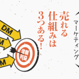 売れる仕組みは3つある!〜3つのダイレクトマーケティング